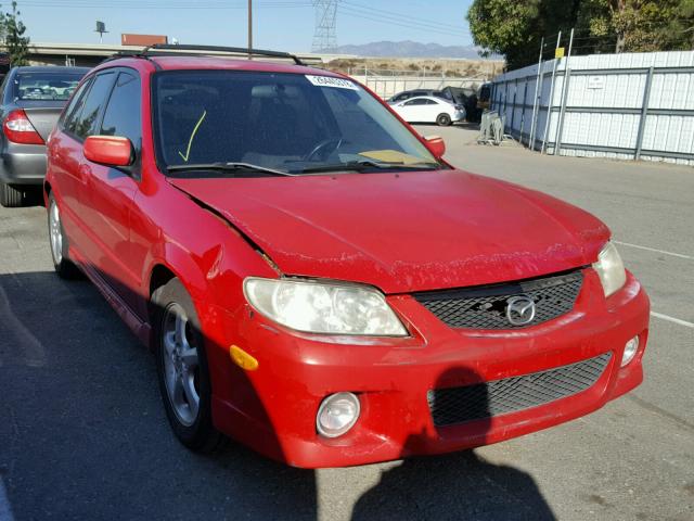 JM1BJ245421468799 - 2002 MAZDA PROTEGE PR RED photo 1