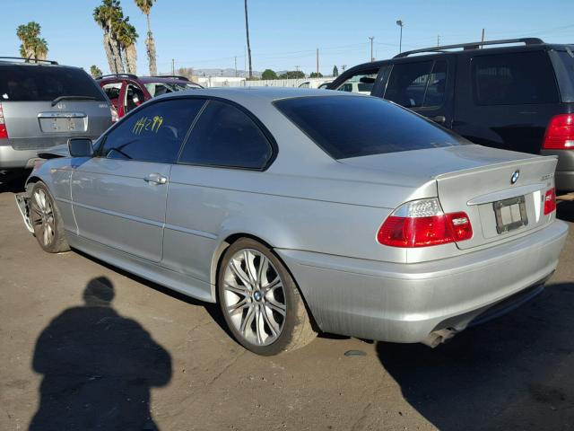 WBABD53495PD99465 - 2005 BMW 330 CI SILVER photo 3