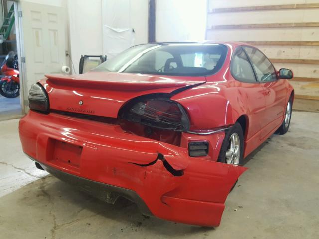 1G2WP12K92F276918 - 2002 PONTIAC GRAND PRIX RED photo 4