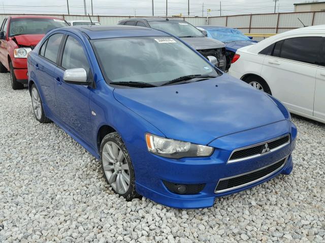 JA32X8HW6AU005157 - 2010 MITSUBISHI LANCER GTS BLUE photo 1