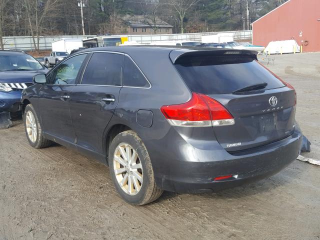 4T3BE11A39U002549 - 2009 TOYOTA VENZA BASE CHARCOAL photo 3