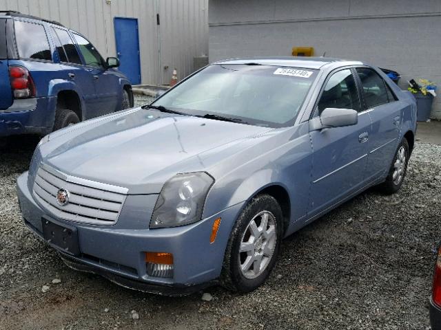 1G6DM57T670150355 - 2007 CADILLAC CTS BLUE photo 2