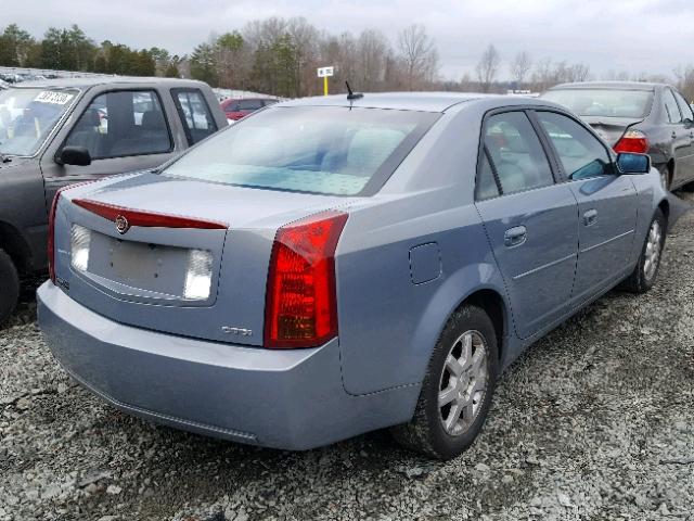 1G6DM57T670150355 - 2007 CADILLAC CTS BLUE photo 4