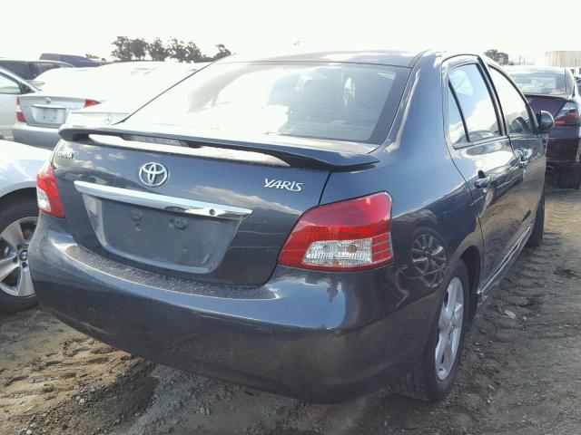 JTDBT923781225131 - 2008 TOYOTA YARIS GRAY photo 4