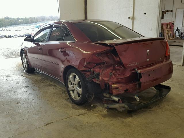 1G2ZH528854153438 - 2005 PONTIAC G6 GT BURGUNDY photo 3