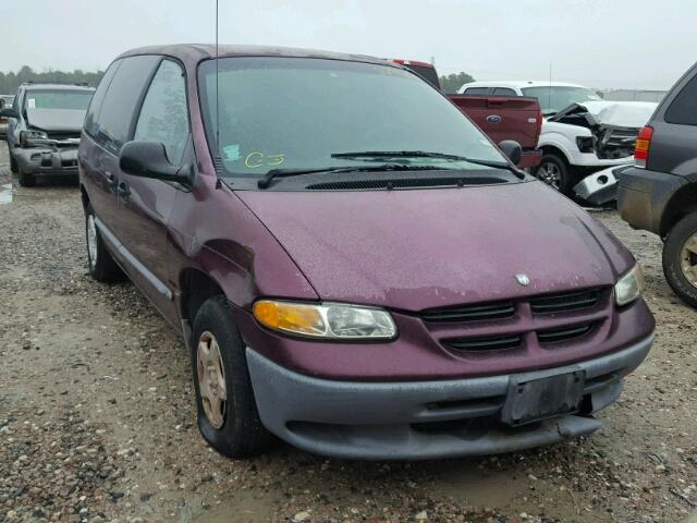 2B4FP25B6YR573902 - 2000 DODGE CARAVAN PURPLE photo 1