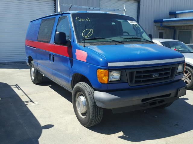 1FTNE24W66DA98177 - 2006 FORD ECONOLINE BLUE photo 1