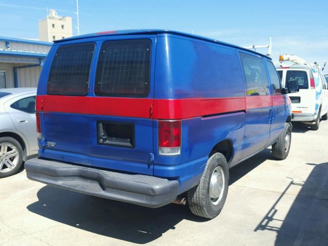 1FTNE24W66DA98177 - 2006 FORD ECONOLINE BLUE photo 4