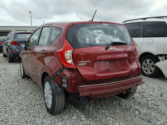 3N1CE2CP4GL378230 - 2016 NISSAN VERSA NOTE RED photo 3