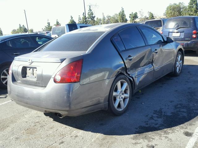 1N4BA41E36C833196 - 2006 NISSAN MAXIMA SE GRAY photo 4