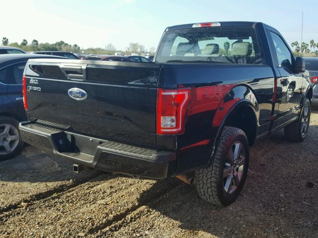 1FTMF1C83HKC43180 - 2017 FORD F150 BLACK photo 4