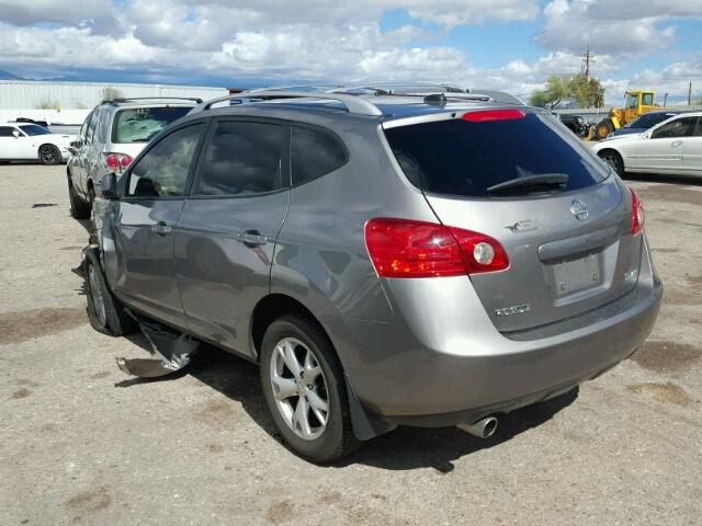 JN8AS58VX8W110465 - 2008 NISSAN ROGUE S CHARCOAL photo 3