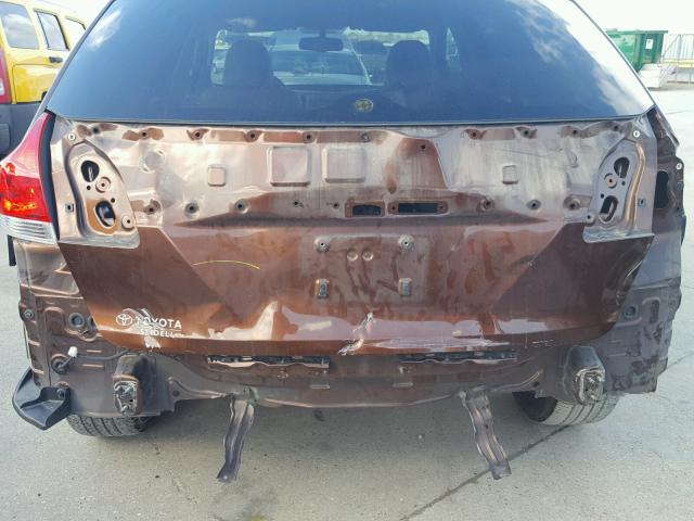 4T3ZA3BB9BU043478 - 2011 TOYOTA VENZA BASE BROWN photo 9