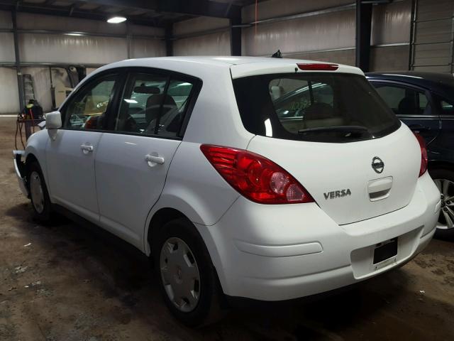 3N1BC13EX8L398574 - 2008 NISSAN VERSA S WHITE photo 3