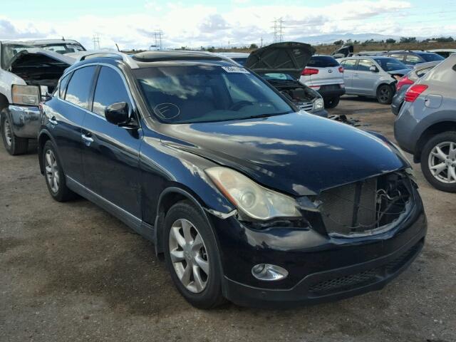 JNKAJ09E68M304727 - 2008 INFINITI EX35 BASE BLACK photo 1