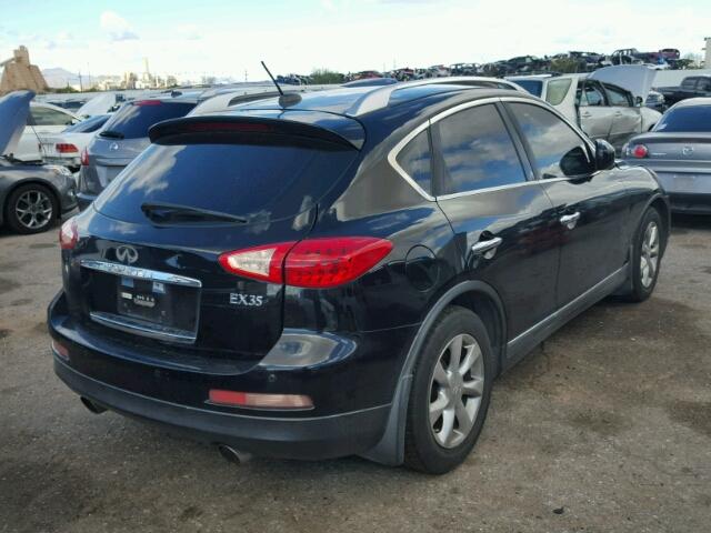 JNKAJ09E68M304727 - 2008 INFINITI EX35 BASE BLACK photo 4