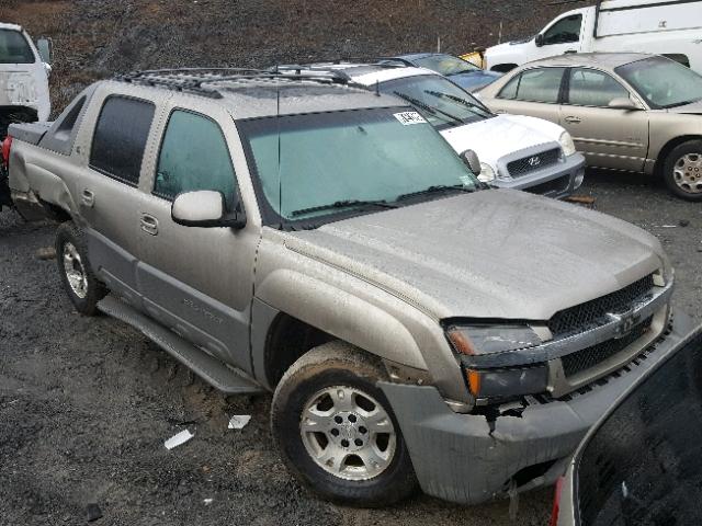 3GNEK13T22G123817 - 2002 CHEVROLET AVALANCHE GOLD photo 1