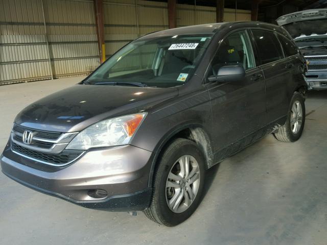 3CZRE3H5XAG701551 - 2010 HONDA CR-V EX BROWN photo 2