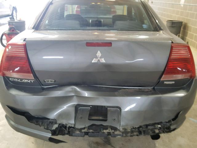 4A3AB36F55E071777 - 2005 MITSUBISHI GALANT ES GRAY photo 9