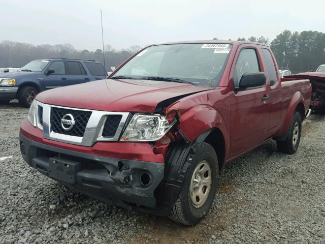 1N6BD0CT0FN758772 - 2015 NISSAN FRONTIER S RED photo 2