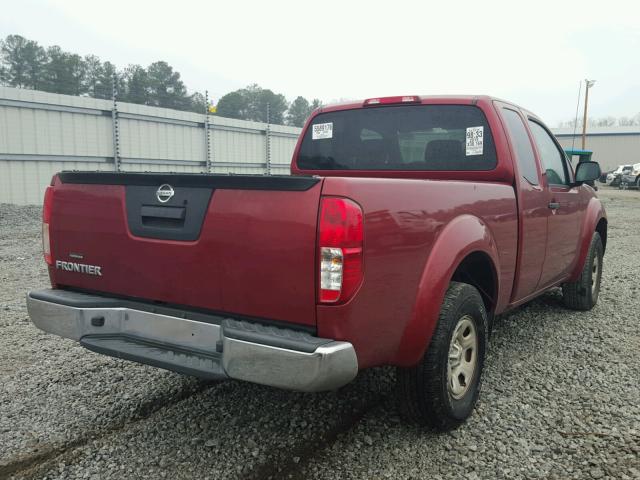 1N6BD0CT0FN758772 - 2015 NISSAN FRONTIER S RED photo 4