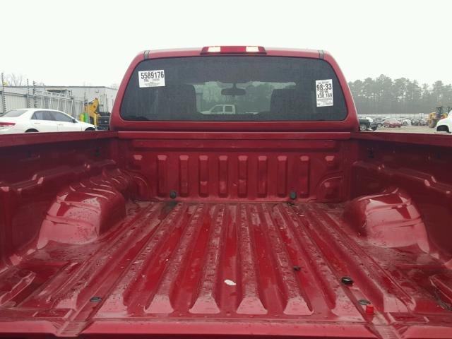 1N6BD0CT0FN758772 - 2015 NISSAN FRONTIER S RED photo 6