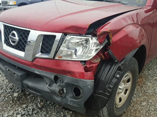 1N6BD0CT0FN758772 - 2015 NISSAN FRONTIER S RED photo 9