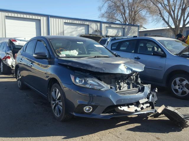 3N1AB7AP1GY281313 - 2016 NISSAN SENTRA S BLUE photo 1