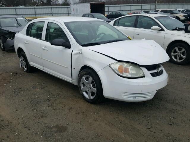 1G1AK55F567604077 - 2006 CHEVROLET COBALT LS WHITE photo 1