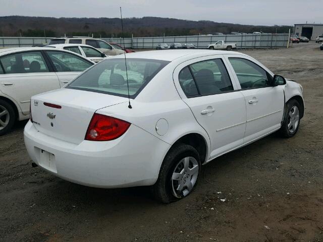 1G1AK55F567604077 - 2006 CHEVROLET COBALT LS WHITE photo 4