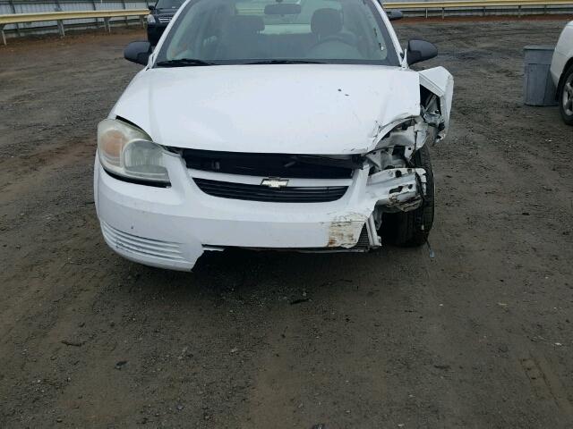 1G1AK55F567604077 - 2006 CHEVROLET COBALT LS WHITE photo 9