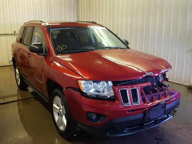 1J4NF1FB3BD164013 - 2011 JEEP COMPASS SP MAROON photo 1