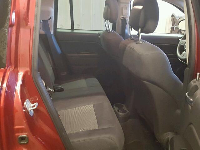 1J4NF1FB3BD164013 - 2011 JEEP COMPASS SP MAROON photo 6