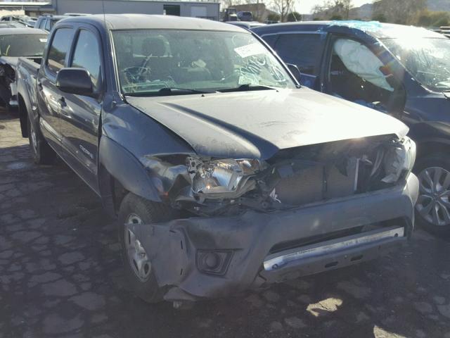 5TFJX4CN5DX034057 - 2013 TOYOTA TACOMA DOU GRAY photo 1