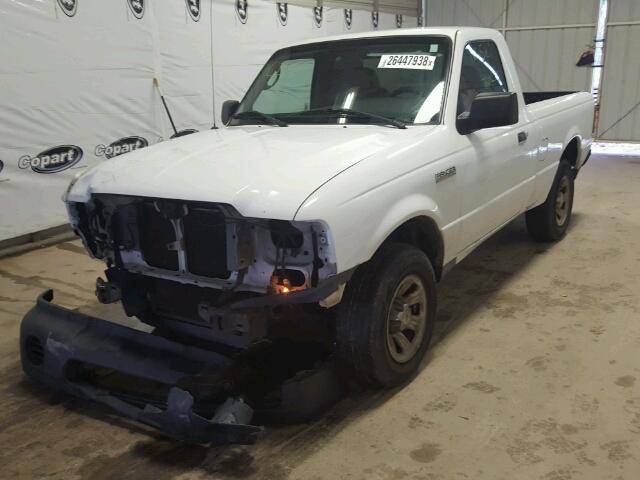 1FTYR10D19PA33188 - 2009 FORD RANGER WHITE photo 2