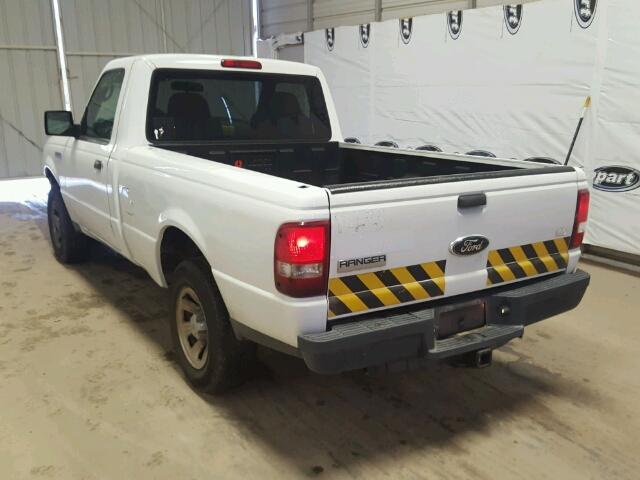 1FTYR10D19PA33188 - 2009 FORD RANGER WHITE photo 3