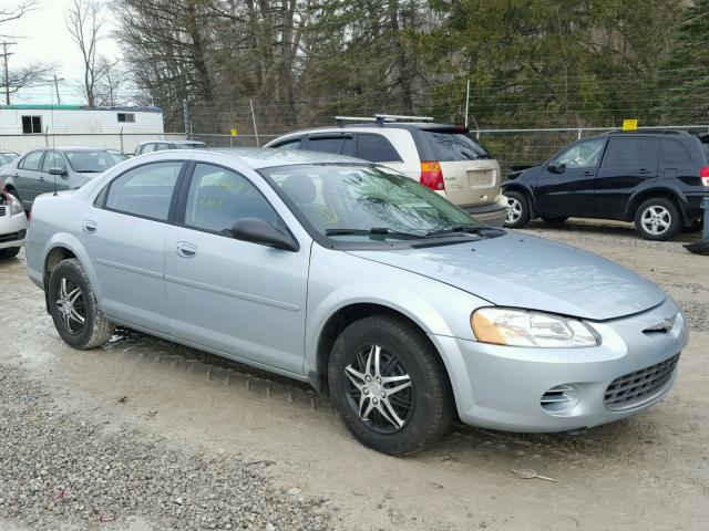 1C3EL46R82N160096 - 2002 CHRYSLER SEBRING LX BLUE photo 1