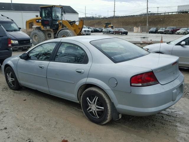 1C3EL46R82N160096 - 2002 CHRYSLER SEBRING LX BLUE photo 3