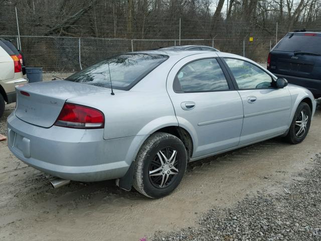 1C3EL46R82N160096 - 2002 CHRYSLER SEBRING LX BLUE photo 4