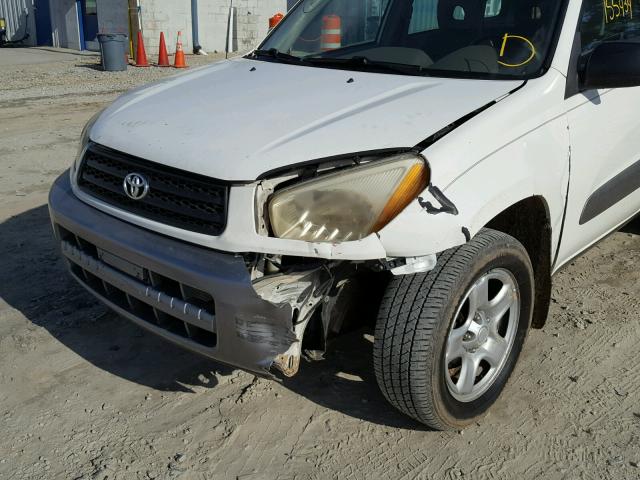 JTEGH20VX20065094 - 2002 TOYOTA RAV4 WHITE photo 9