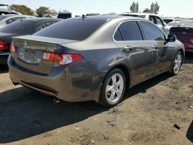 JH4CU26659C036169 - 2009 ACURA TSX CHARCOAL photo 4