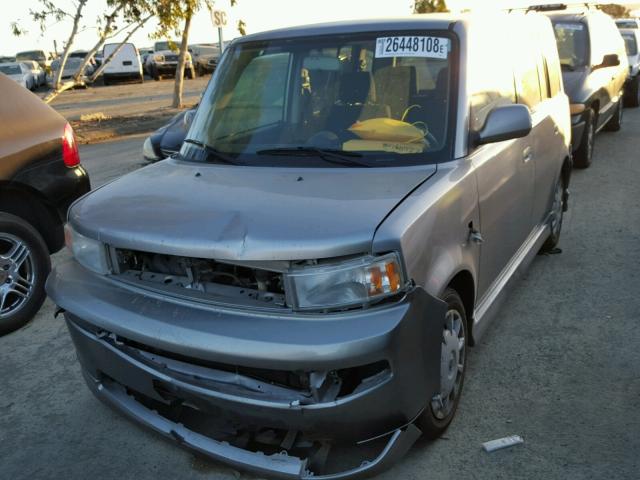 JTLKT324164092548 - 2006 TOYOTA SCION XB GRAY photo 2