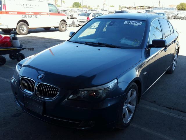 WBANU53568CT13382 - 2008 BMW 528 I GRAY photo 2