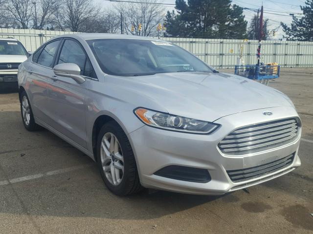 1FA6P0H79E5358074 - 2014 FORD FUSION SE SILVER photo 1