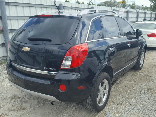 3GNAL3EK4ES507594 - 2014 CHEVROLET CAPTIVA LT BLACK photo 4