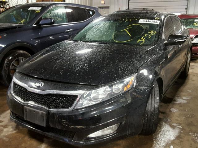 5XXGN4A78DG148310 - 2013 KIA OPTIMA EX BLACK photo 2