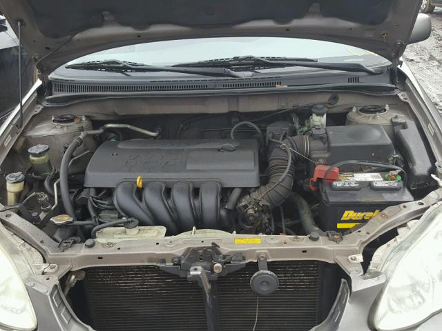 2T1BR32E64C317348 - 2004 TOYOTA COROLLA CE GRAY photo 7