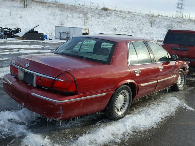 2MEFM75W51X667961 - 2001 MERCURY GRAND MARQ RED photo 4