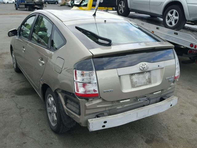 JTDKB20U240055511 - 2004 TOYOTA PRIUS BEIGE photo 3