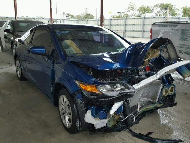 2HGFG3B57EH516098 - 2014 HONDA CIVIC LX BLUE photo 1